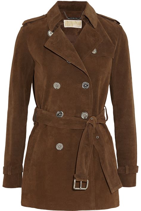 michael kors brown trench coat|michael kors trench coat men.